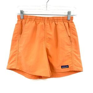 PATAGONIA Mens Orange Baggies 5" Inseam Swim Shorts Trunks Beach Outdoor Size XS